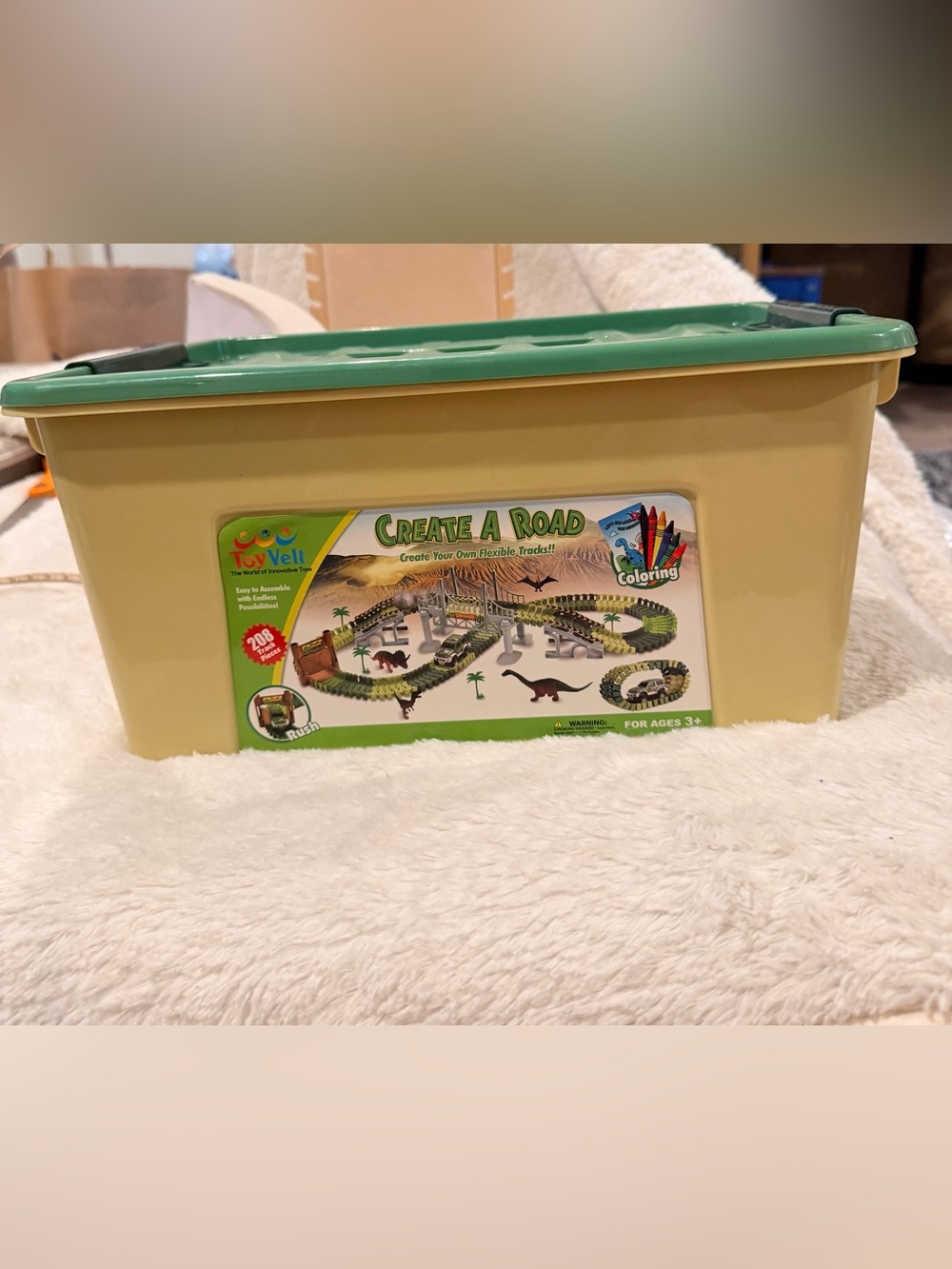 Toy velt Dinosaur Toys Race Track Toy Set - Create A Dinosaur World Road Race